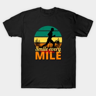 Running Marathon Jogging Miles Jogger Runner T-Shirt